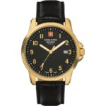 Swiss Alpine Military By Grovana Leader Black Dial Quartz 7011.1517 100M Men's Watch