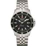 Swiss Alpine Military By Grovana Challenger Black Dial Quartz 7022.1137 100M Men's Watch