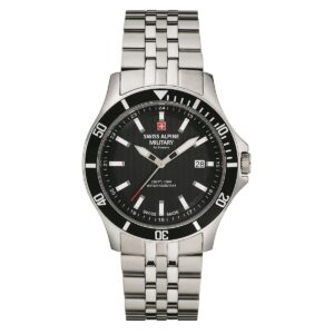 Swiss Alpine Military By Grovana Challenger Black Dial Quartz 7022.1137 100M Men's Watch