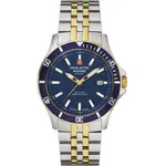 Swiss Alpine Military By Grovana Challenger Blue Dial Quartz 7022.1145 100M Men's Watch