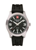 Swiss Alpine Military Combat Pro Rubber Strap Black Dial Quartz 7056.1837 100M Men's Watch
