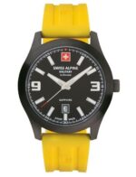 Swiss Alpine Military Combat Pro Rubber Strap Black Dial Quartz 7056.1878 100M Men's Watch