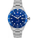 Swiss Alpine Military Deep Sea Stainless Steel Blue Dial Automatic Diver's 7095.2135 300M Men's Watch