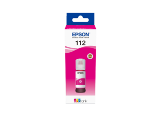 Epson 112 EcoTank Pigment Magenta ink bottle (70 ml). 6000 pages @ 5% coverage