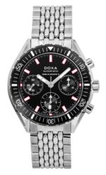 Doxa Sub 200 C-Graph II Sharkhunter Black Dial Automatic Diver's 797.10.101.10 200M Men's Watch With Extra Strap