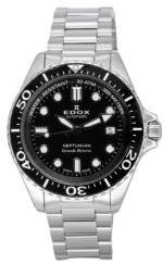 Edox Neptunian Grande Reserve Date Black Dial Automatic Diver's 80801 3NM NIN 300M Men's Watch