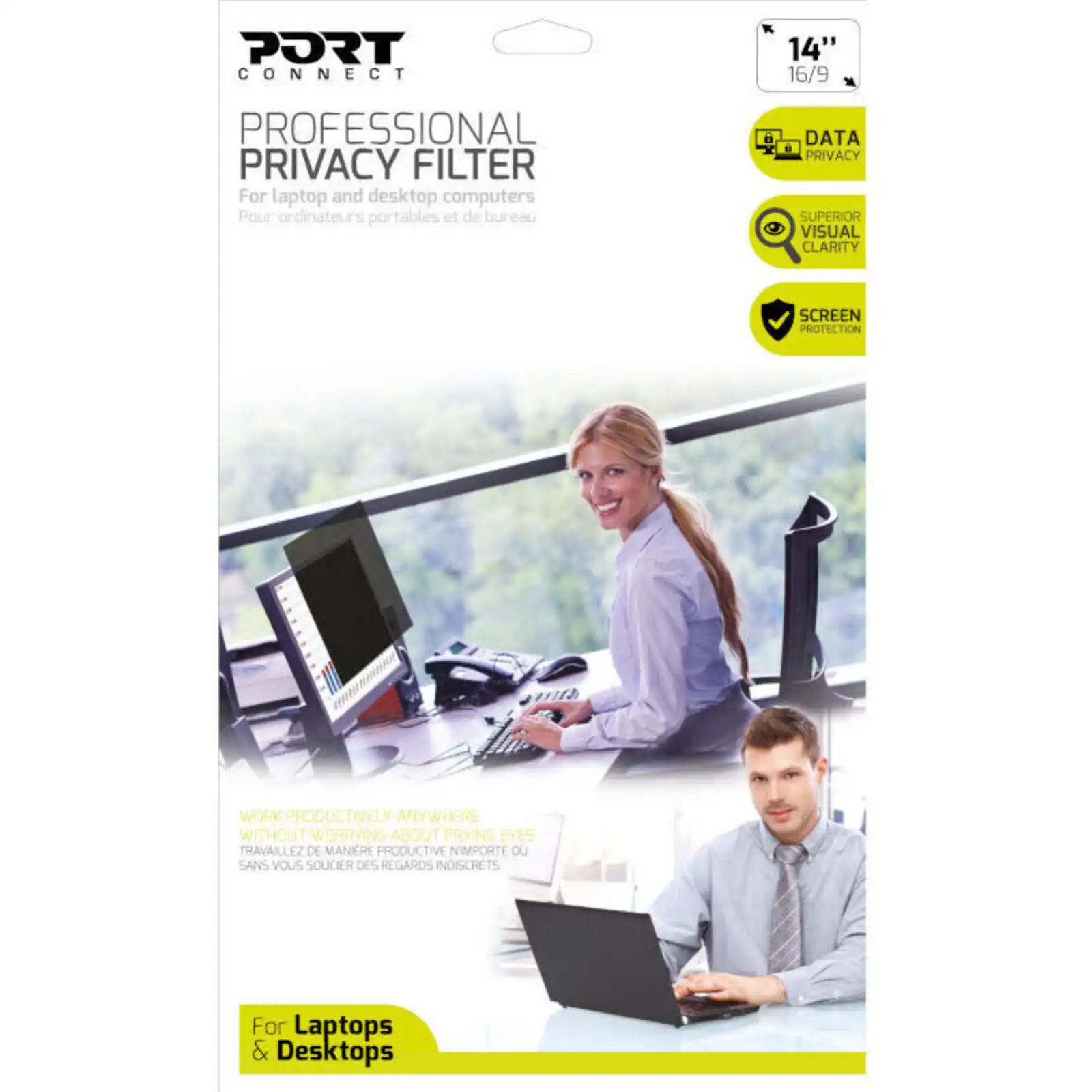 900003_wr_01 Port Connect 2D Professional Privacy Filter 14"