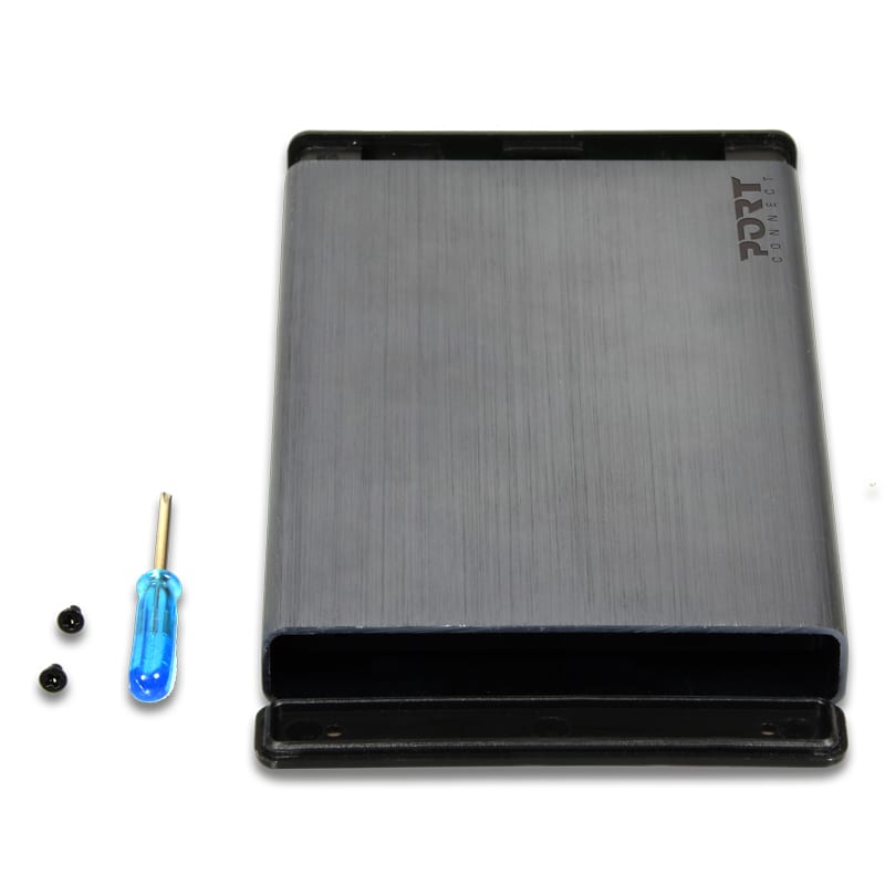 Port Connect 2.5" USB-C External HDD Enclosure Black 2 Port Connect 2.5" USB-C External HDD Enclosure Black - Image 2