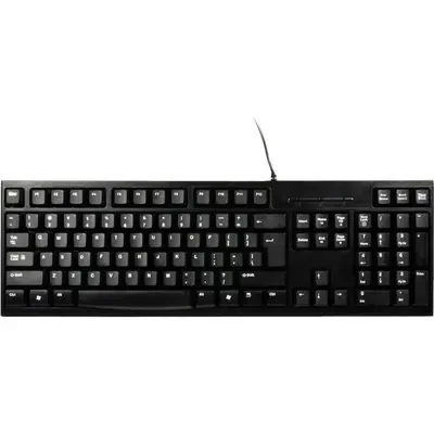 Port Connect Office Budget Wired Keyboard-Black