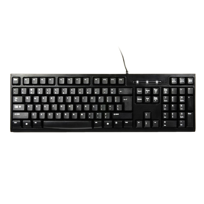 Port Design COMBO Wired Mouse + Keyboard - Black 3 Port Design COMBO Wired Mouse + Keyboard - Black - Image 3