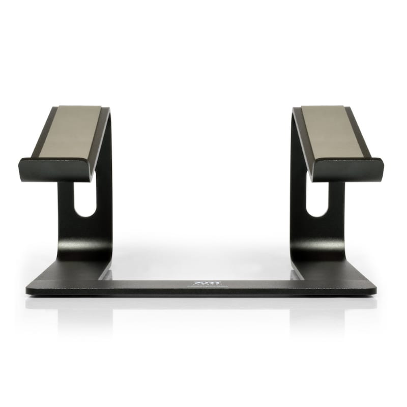 Port Connect Ergonomic 10-15.6" Aluminium Notebook Stand 2 Port Connect Ergonomic 10-15.6" Aluminium Notebook Stand - Image 2