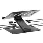 Port Connect Adjustable Stand + Dock Type-C to 1 x RJ45|2 x USB3.1 Gen1|2 x HDMI 4k@60Hz|1 x Type-C|PD85W|SDand Micro SD Reader