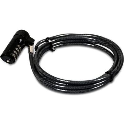 Port Connect 1.8m T-Bar Combination Cable Lock