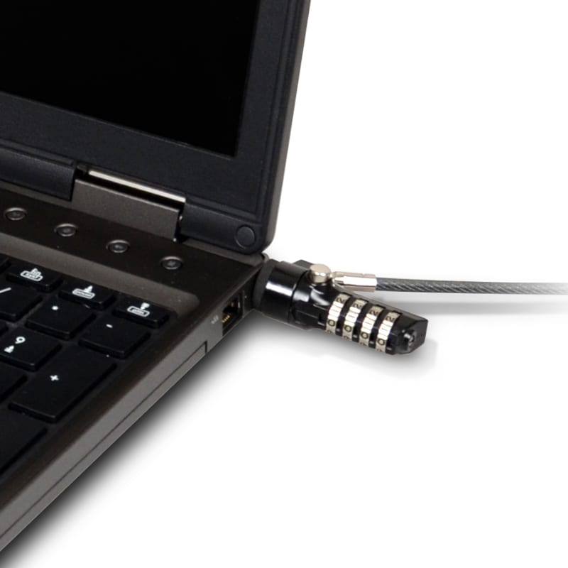 Port Connect 1.8m T-Bar Combination Cable Lock 3 Port Connect 1.8m T-Bar Combination Cable Lock - Image 3