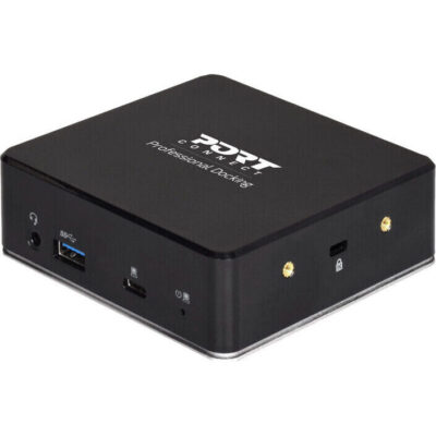 Port USB Type-C to 1 x RJ45|2 x USB3.1 Gen1|2 x HDMI|1 x Type-C|1 x USB3.1 Gen1 | Apple Charging 2.4A|1 x Aux Dock - Black