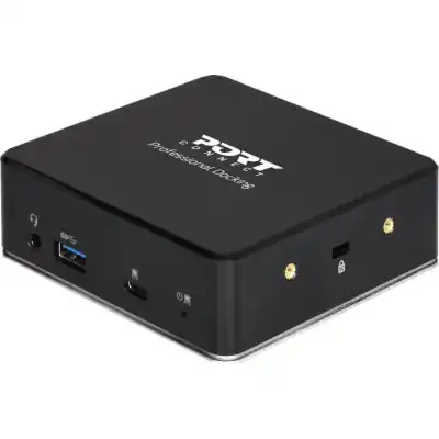 Port USB Type-C to 1 x RJ45|2 x USB3.1 Gen1|2 x HDMI|1 x Type-C|1 x USB3.1 Gen1 | Apple Charging 2.4A|1 x Aux Dock - Black