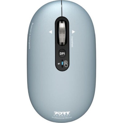 Port Connect PURE MAC Rechargeable Wireless and Bluetooth Mouse - Storm