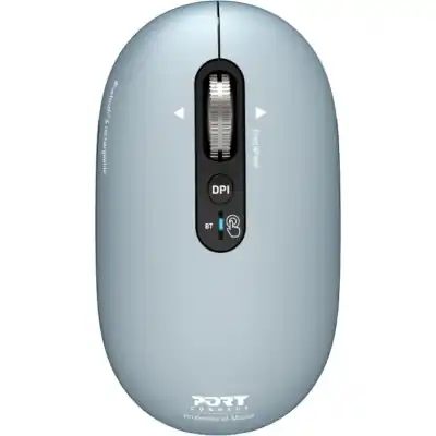 Port Connect PURE MAC Rechargeable Wireless and Bluetooth Mouse - Storm