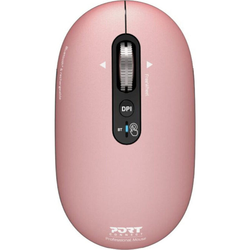 910503_Port-Connect-PURE-MAC-Rechargeable-Wireless-Bluetooth-Mouse-Copper-Rose_wr_01 Port Connect PURE MAC Rechargeable Wireless and Bluetooth Mouse - Copper Rose
