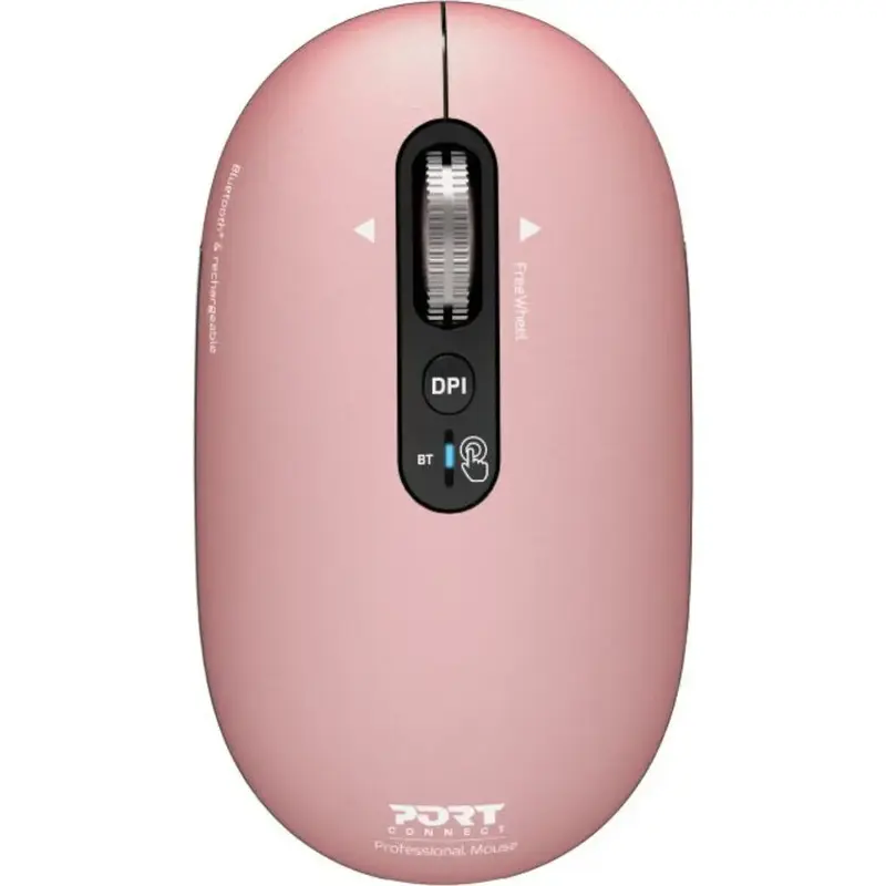 910503_Port-Connect-PURE-MAC-Rechargeable-Wireless-Bluetooth-Mouse-Copper-Rose_wr_01 Port Connect PURE MAC Rechargeable Wireless and Bluetooth Mouse - Copper Rose