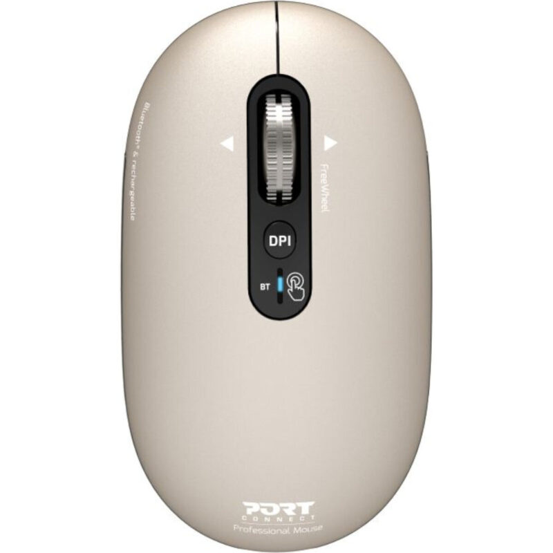 910504_Port-Connect-PURE-MAC-Rechargeable-Wireless-Bluetooth-Mouse-Pearle_wr_01 Port Connect PURE MAC Rechargeable Wireless and Bluetooth Mouse - Pearl