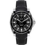 Bulova Icon Precisionist Leather Strap Grey Dial Quartz 96B416 100M Men's Watch