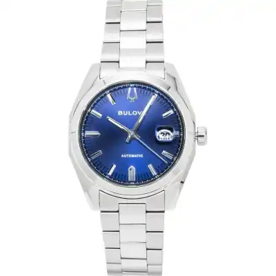 Bulova Surveyor Stainless Steel Blue Automatic 96B436 Men's Watch