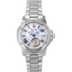 Bulova Marine Star Stainless Steel Mother Of Pearl Dial Automatic 96L326 100M Women's Watch