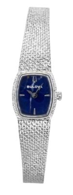 Bulova Goddess of Time Stainless Steel Blue Dial Quartz 96L343 Women's Watch