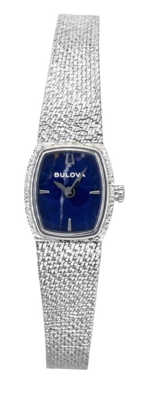 Bulova Goddess of Time Stainless Steel Blue Dial Quartz 96L343 Women's Watch