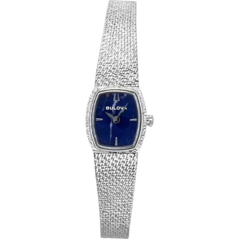 Bulova Goddess of Time Stainless Steel Blue Dial Quartz 96L343 Women's Watch