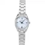 Bulova Surveyor Stainless Steel Light Blue Dial Quartz 96L345 Women's Watch