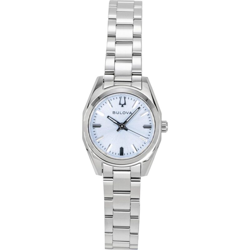 Bulova Surveyor Stainless Steel Light Blue Dial Quartz 96L345 Women's Watch Bulova Surveyor Stainless Steel Light Blue Dial Quartz 96L345 Women's Watch