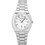 Bulova Surveyor Diamond Stainless Steel Mother Of Pearl Quartz 96R245 Women's Watch
