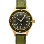 Bulova Mil Ships 150th Anniversary Special Edition Green Dial Automatic Diver's 98A324 200M Men's Watch
