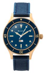 Bulova Mil Ships 150th Anniversary Special Edition Blue Dial Automatic Diver's 98A325 200M Men's Watch