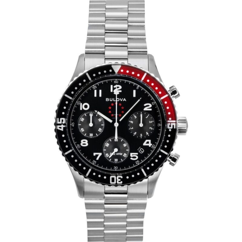 Bulova Marine Star Heritage Special Edition Chronograph Black Dial Quartz Diver's 98B451 200M Men's Watch Bulova Marine Star Heritage Special Edition Chronograph Black Dial Quartz Diver's 98B451 200M Men's Watch