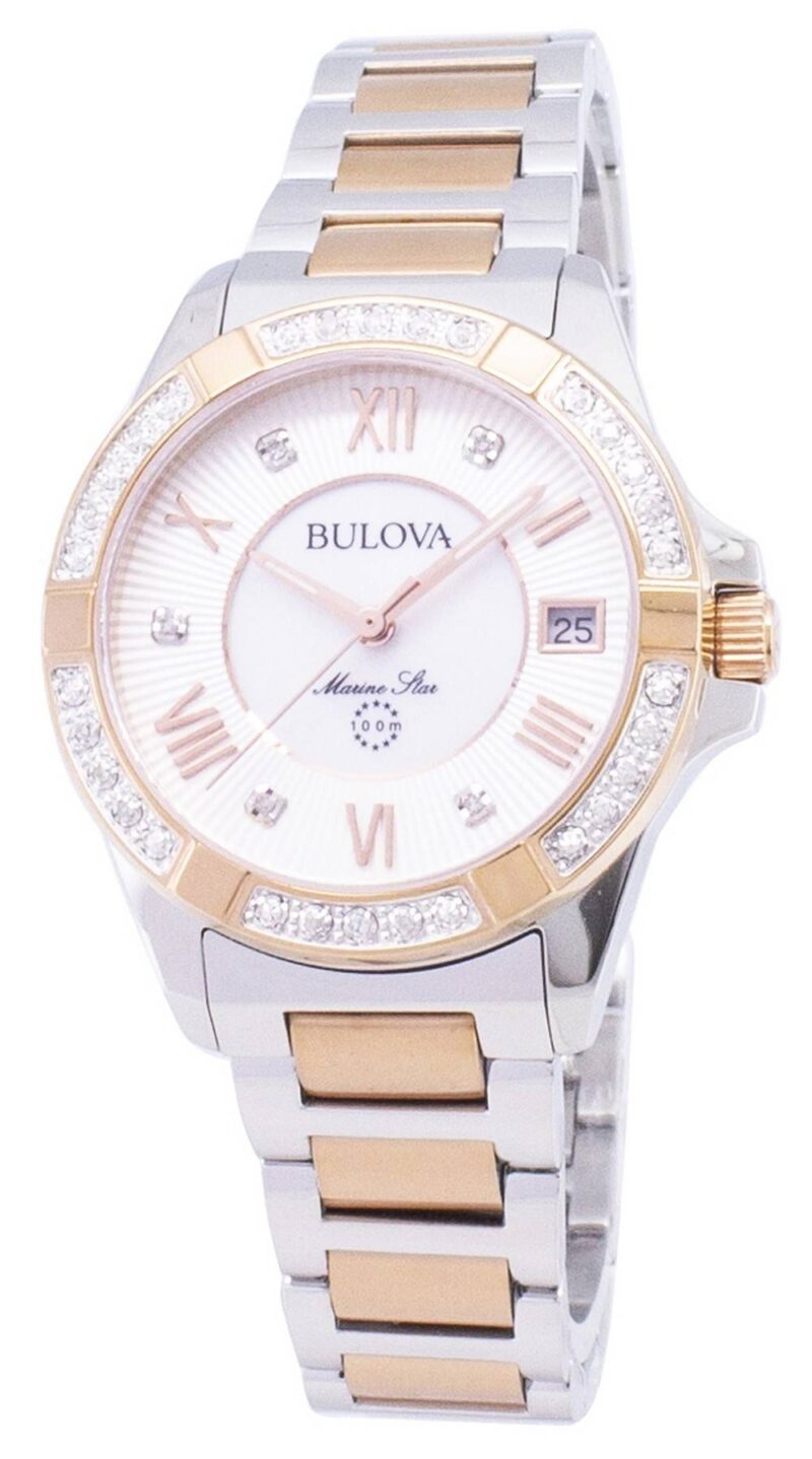 Bulova Marine Star 98R234 Diamond Accent Quartz Women's Watch Bulova Marine Star 98R234 Diamond Accent Quartz Women's Watch