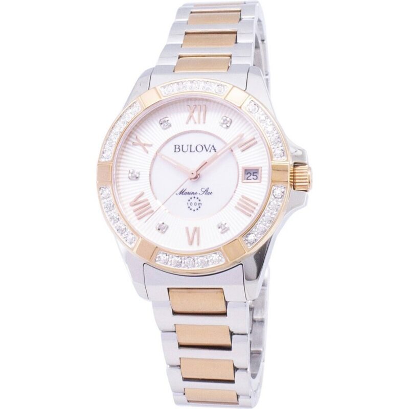 Bulova Marine Star 98R234 Diamond Accent Quartz Women's Watch