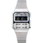 Casio Vintage Digital Stainless Steel Quartz A100WE-7B A100WE-7B Unisex Watch
