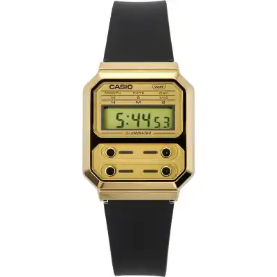 Casio Vintage Digital Resin Strap Quartz A100WEFG-9A Unisex Watch