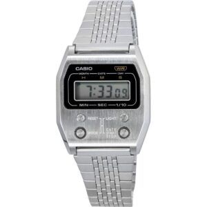 Casio Vintage Digital Stainless Steel Quartz A1100D-1 Unisex Watch