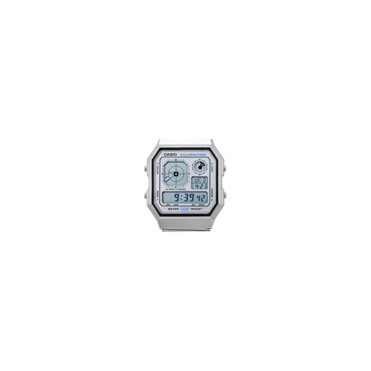 Casio Vintage Digital Stainless Steel Quartz A130WE-7A Unisex Watch