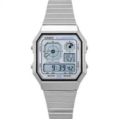 Casio Vintage Digital Stainless Steel Quartz A130WE-7A Unisex Watch