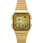 Casio Vintage Digital Stainless Steel Quartz A130WEG-9A Unisex Watch