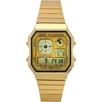 Casio Vintage Digital Stainless Steel Quartz A130WEG-9A Unisex Watch