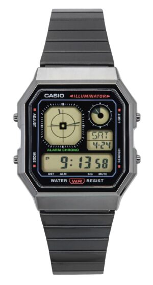 Casio Vintage Digital Stainless Steel Quartz A130WEGG-1A Unisex Watch