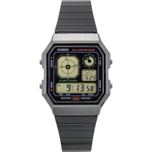 Casio Vintage Digital Stainless Steel Quartz A130WEGG-1A Unisex Watch