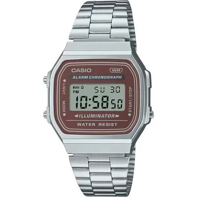 Casio Vintage Digital Stainless Steel Bracelet Quartz A168WA-5A Men's Watch