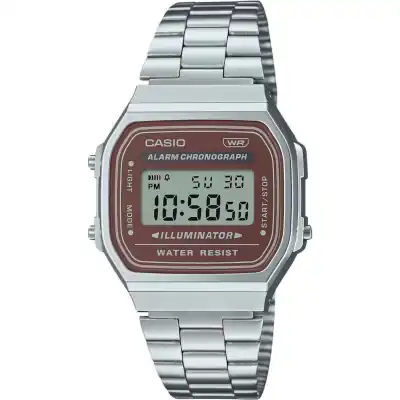 Casio Vintage Digital Stainless Steel Bracelet Quartz A168WA-5A Men's Watch